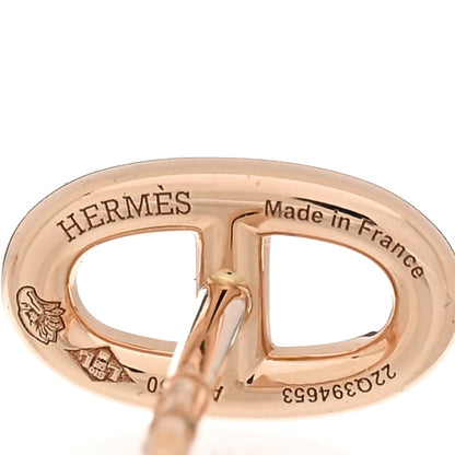 Hermes 18K Rose Gold TPM Farandole Stud Earrings 4 of 4