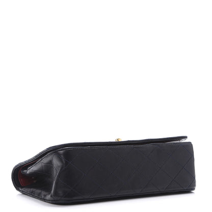 Chanel Lambskin Quilted Small Single Flap Navy 4 of 11