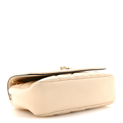 Versace Nappa Quilted Small Medusa Chain Crossbody White 4 of 9