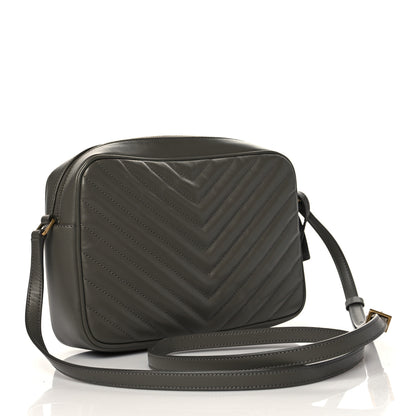 Saint Laurent Calfskin Matelasse Monogram Lou Camera Bag Military Olive 3 of 10