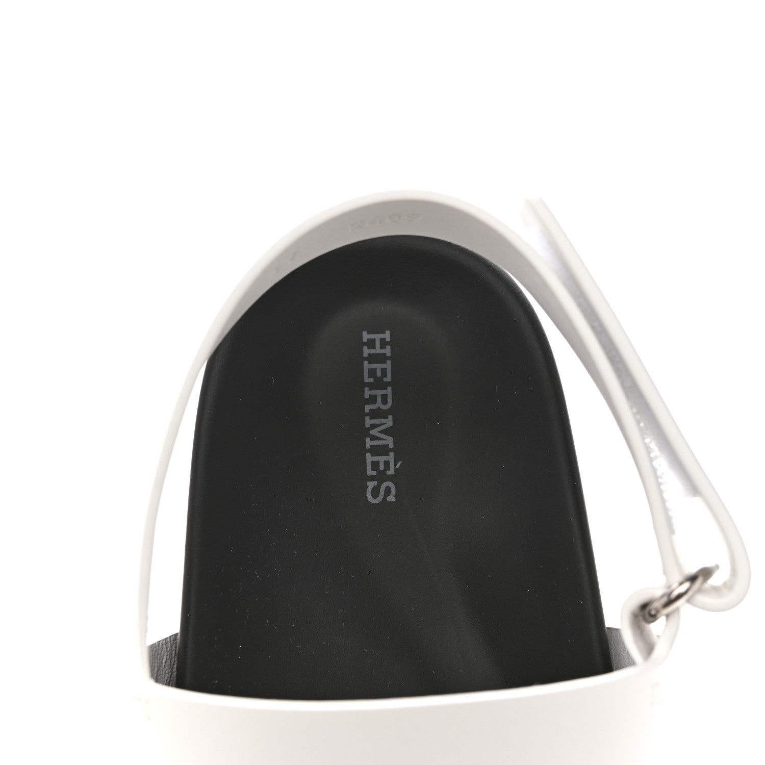 Hermes Calfskin Womens Genius Sandals 37 White 1831610 – FASHIONPHILE