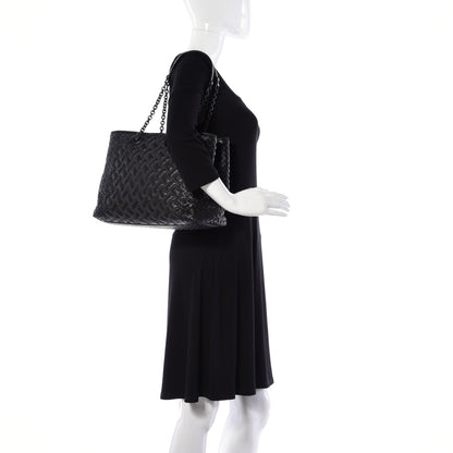 Bottega Veneta Nappa Intrecciato Microstuds Tote Black 2 of 10