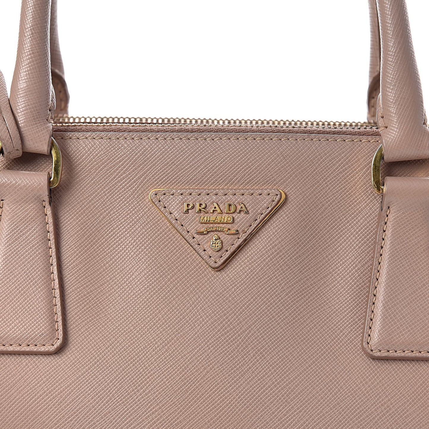 Saffiano Medium Galleria Double Zip Tote Cammeo