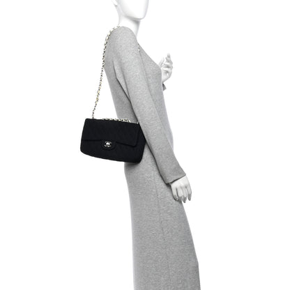 Chanel Neoprene Quilted Medium Single Flap Black 2 of 10