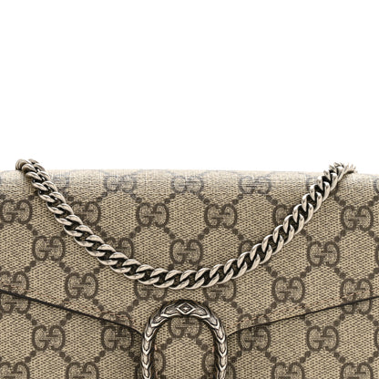 Gucci GG Supreme Monogram Mini Dionysus Chain Wallet Beige Taupe 8 of 13