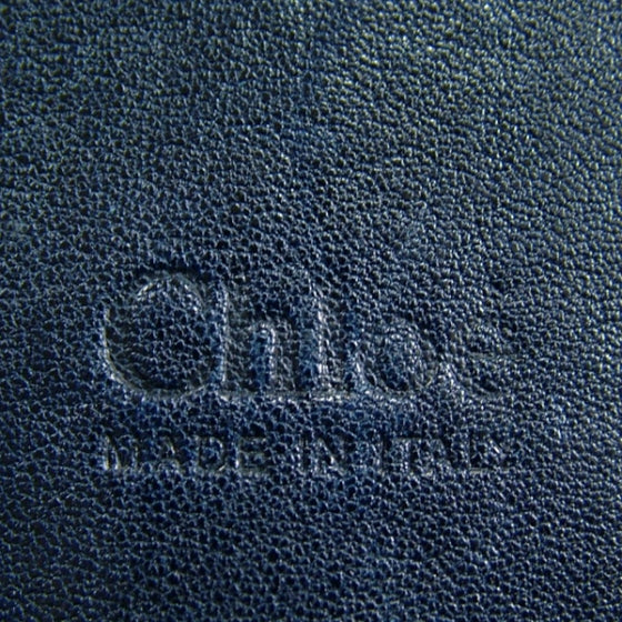 Chloe Lambskin Saskia Satchel Navy 8 of 11
