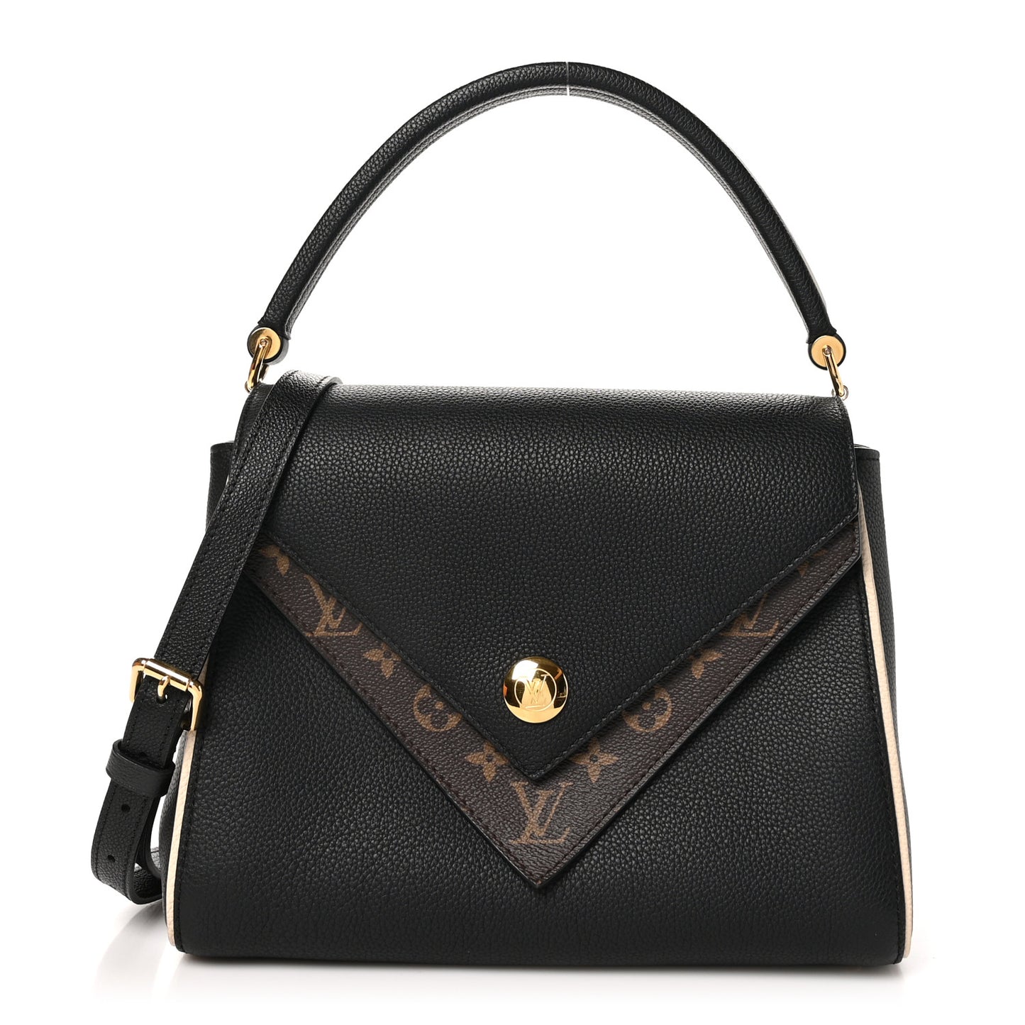 Monogram Double V Black