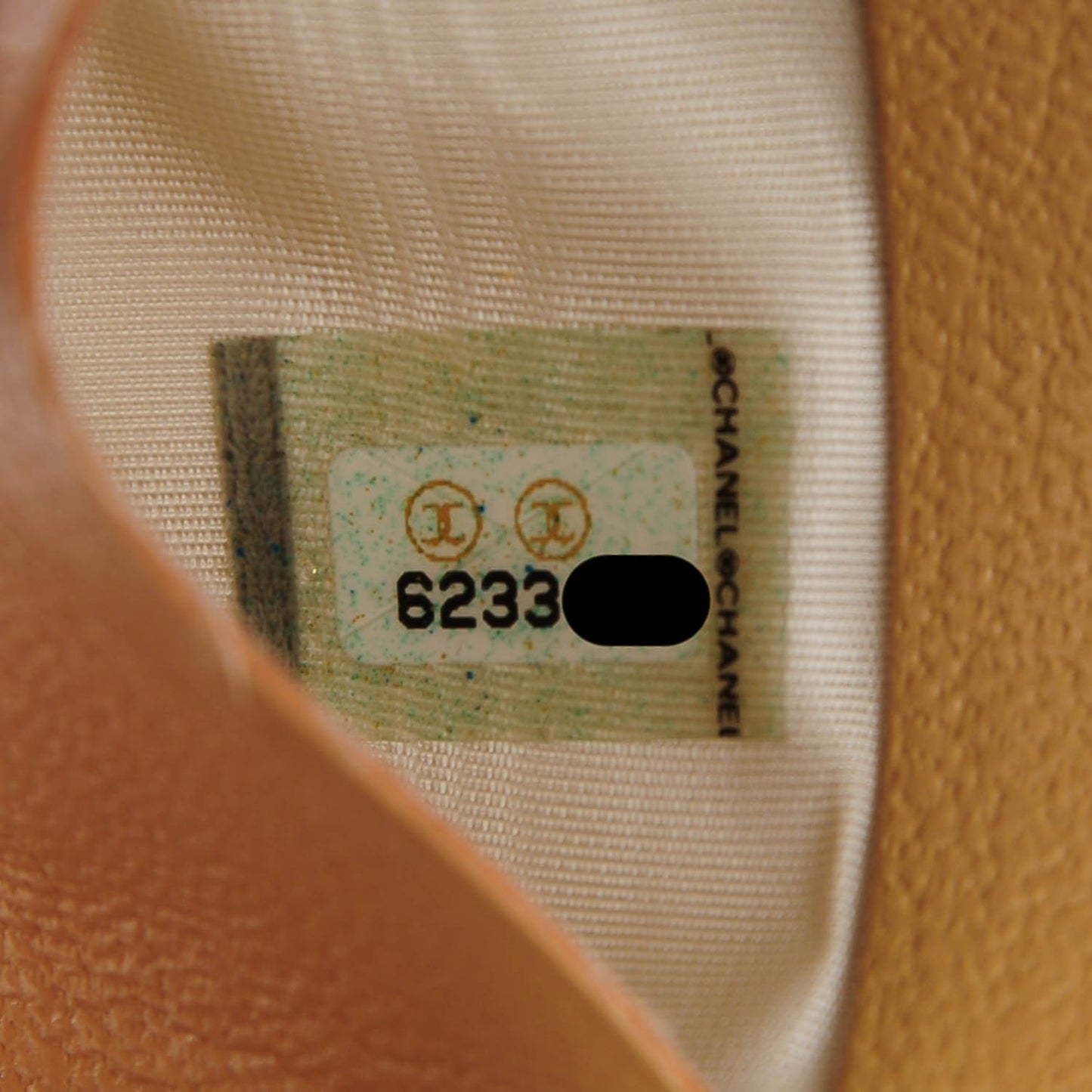 Goatskin CC Card Holder Wallet Beige