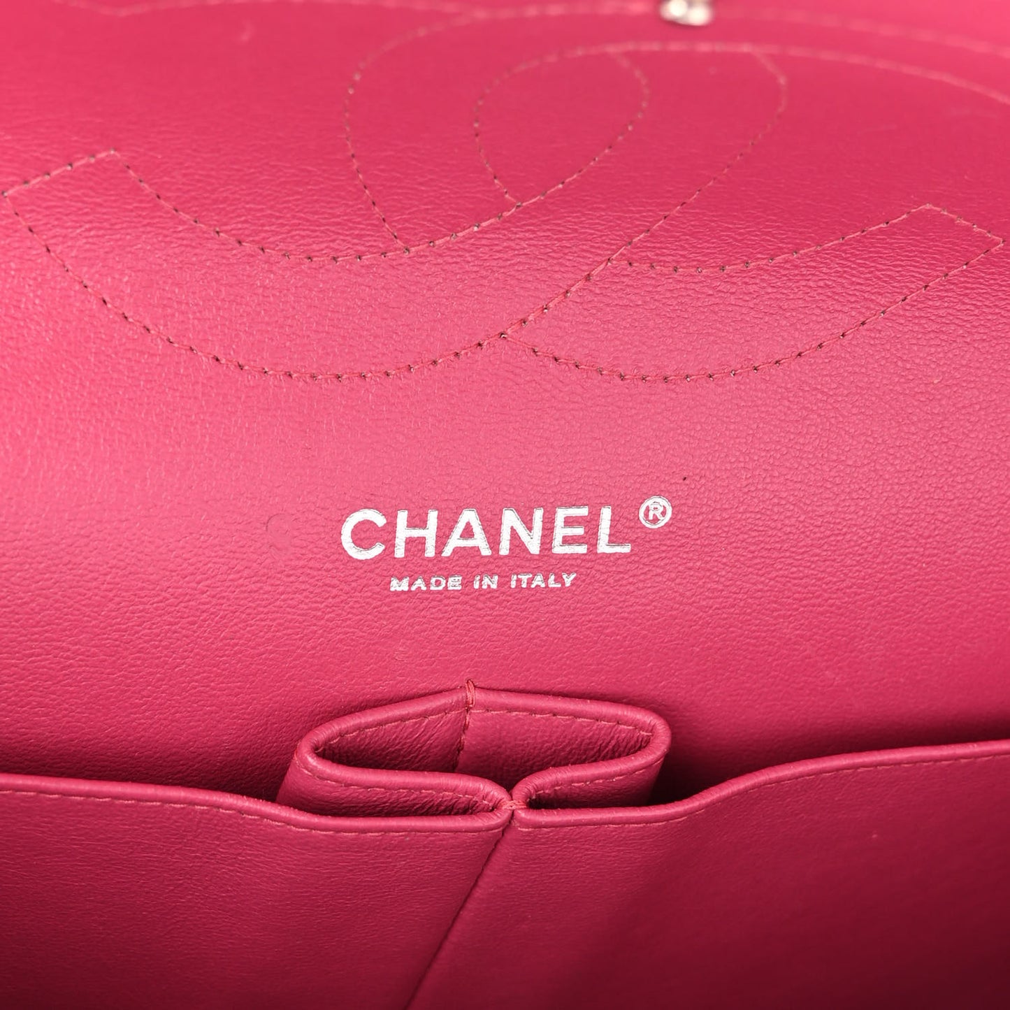 Patent Quilted Jumbo Double Flap Pink