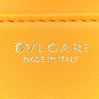 Bulgari Calfskin Serpenti Cabochon Micro Bag Yellow 6 of 10