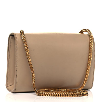 Saint Laurent Smooth Calfskin Small Classic Monogram Kate Tassel Satchel Dark Beige 3 of 10