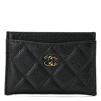 Chanel Caviar Quilted Card Holder Black 1 of 8