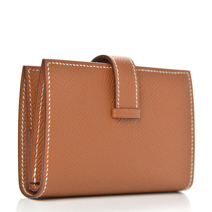 Hermes Epsom Mini Bearn Wallet Gold 3 of 8