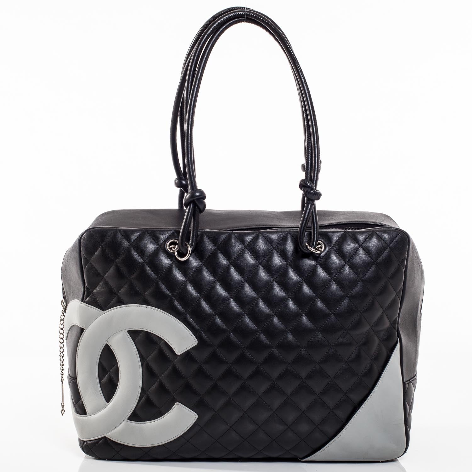 Chanel Calfskin Quilted Large Cambon Bag Black 1 of 11
