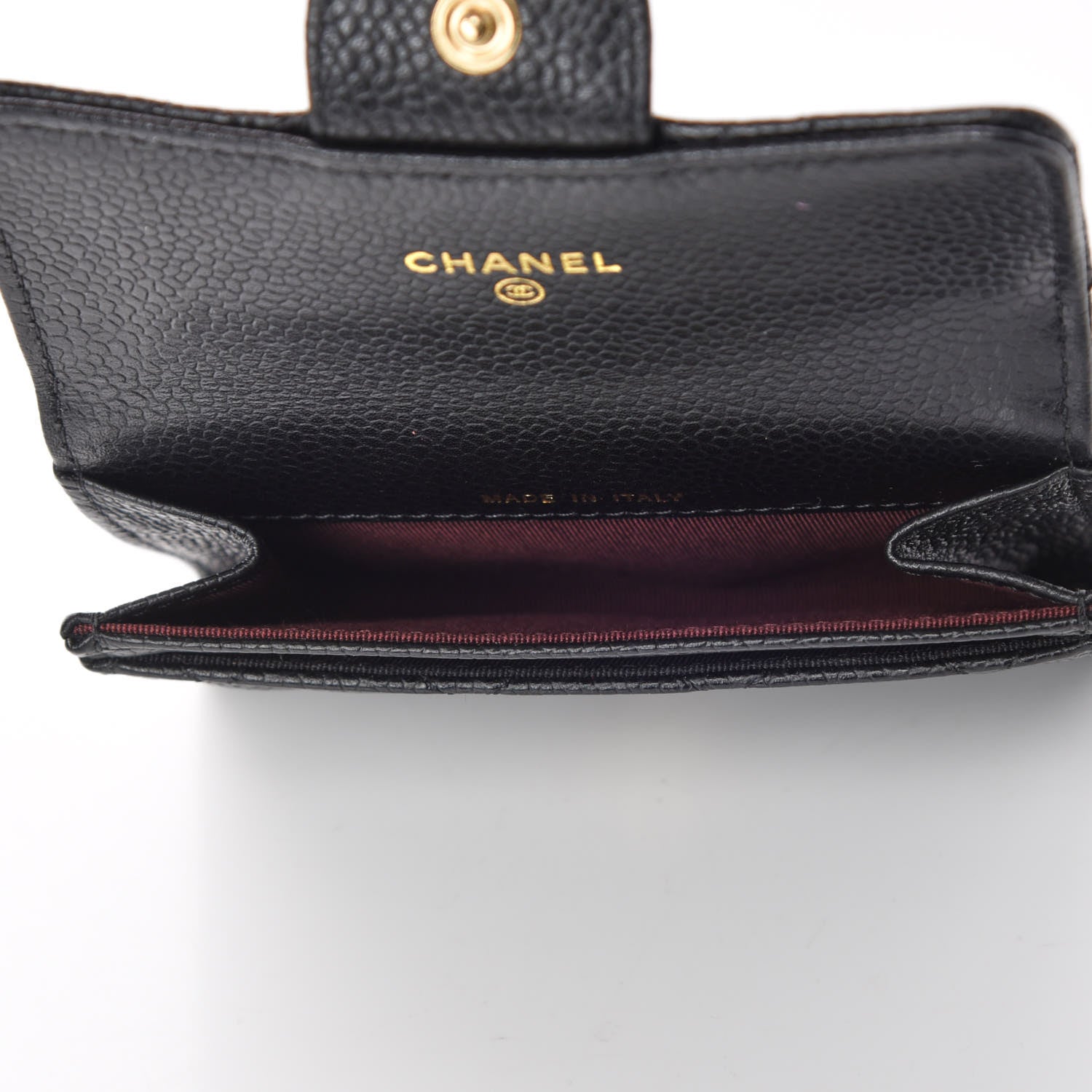 Chanel Caviar Quilted Flap Card Holder Black 7 of 11