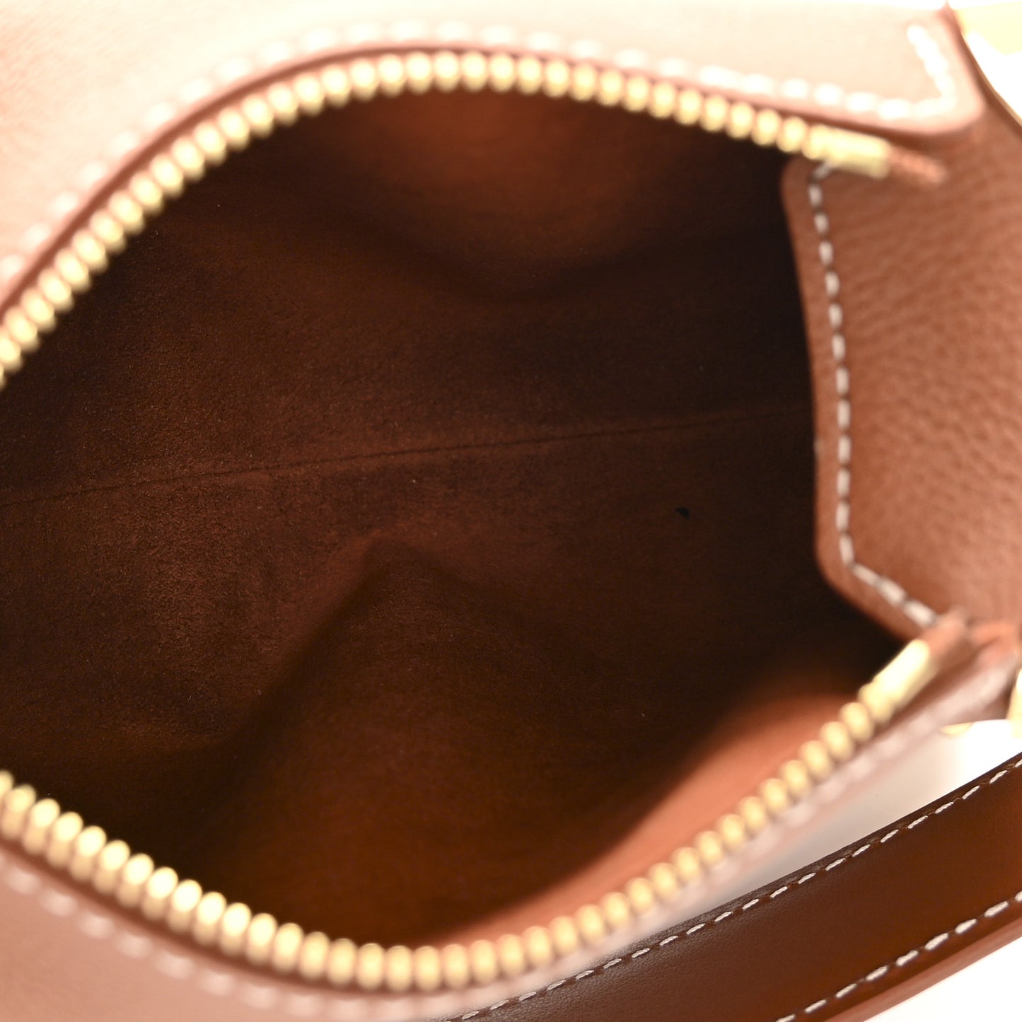 Grained Calfskin Side Trunk PM Cognac