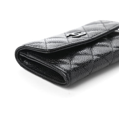 Chanel Caviar Quilted Incognito Flap Card Holder Black 6 of 12