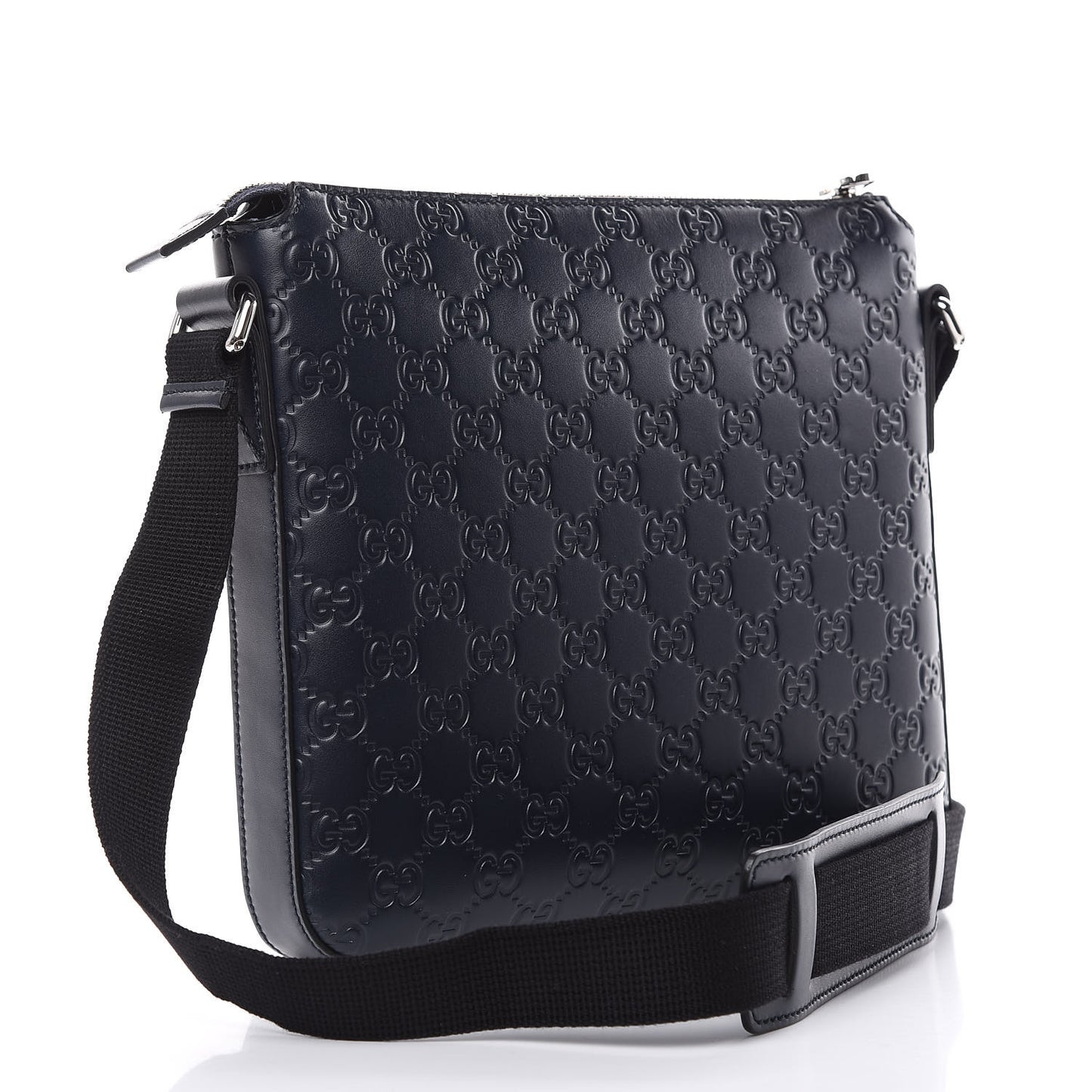 Guccissima Signature Small Messenger Bag Blue