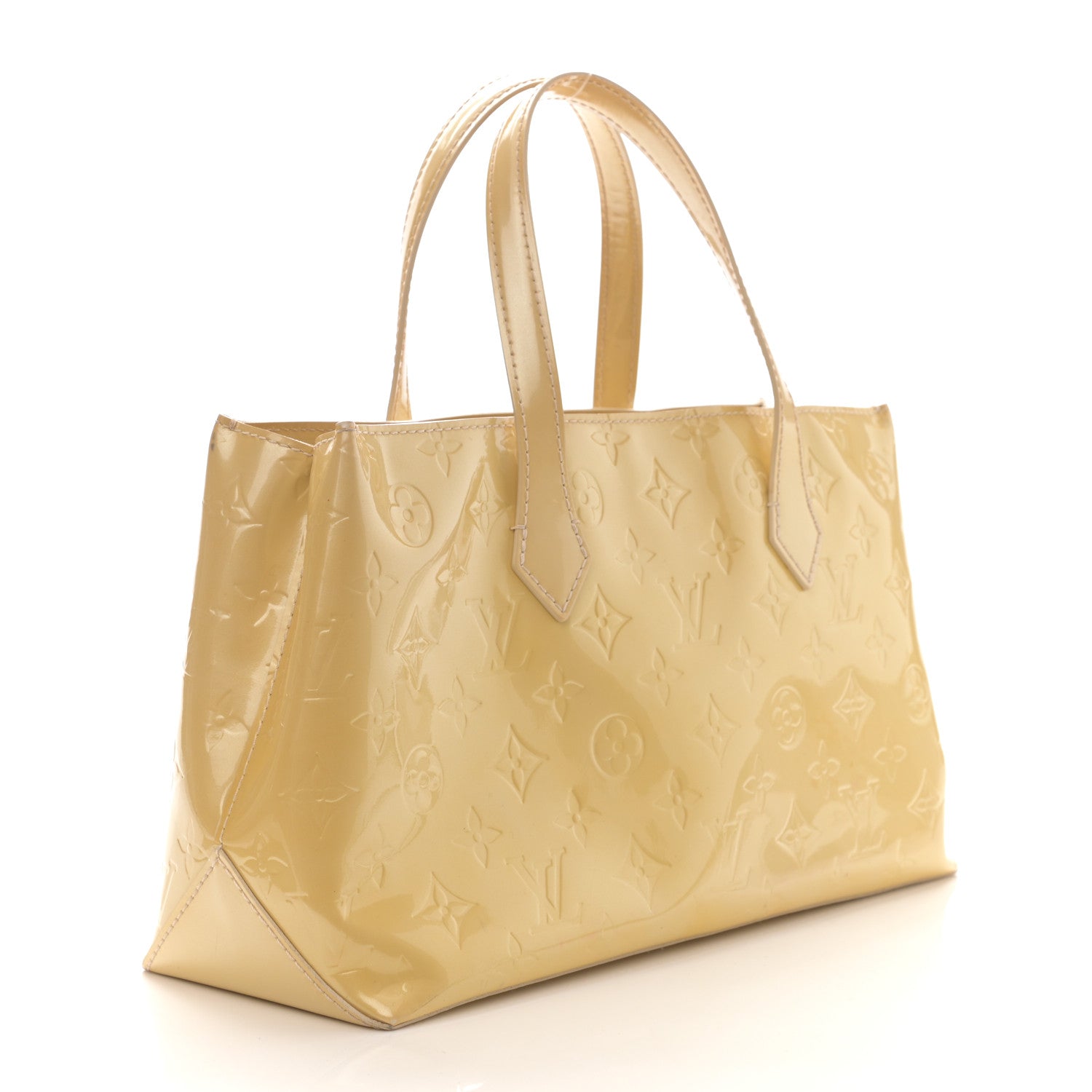 Louis Vuitton Vernis Wilshire PM Blanc Corail 3 of 9