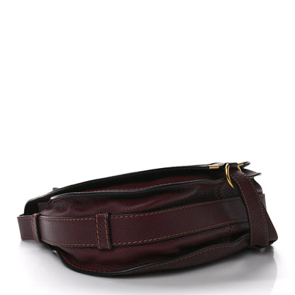 Chloe Calfskin Medium Marcie Round Crossbody Bag Dark Velvet 4 of 11