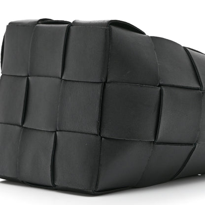 Bottega Veneta Nappa Maxi Intrecciato Cassette Bucket Bag Black 9 of 11