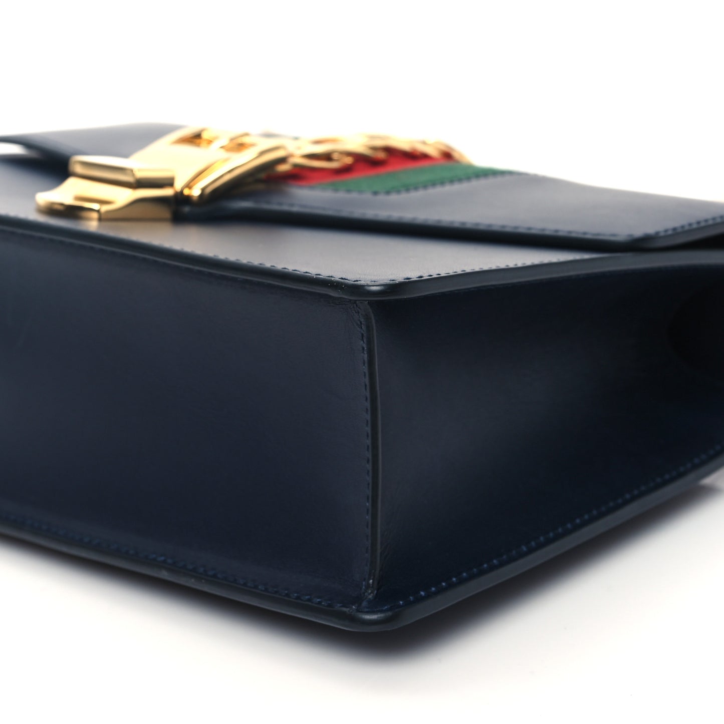 Calfskin Small Sylvie Shoulder Bag Blue Agata