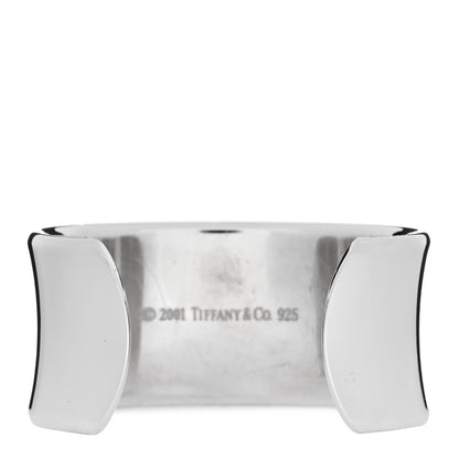 Tiffany Sterling Silver Wide 1837 Cuff Bracelet 2 of 3