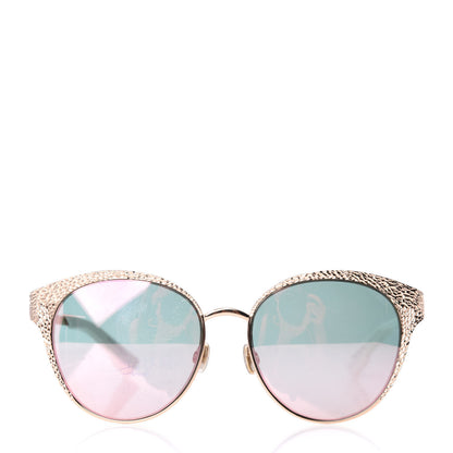Christian Dior Metal Mirrored Unique Limited Edition Sunglasses Gold 2 of 9