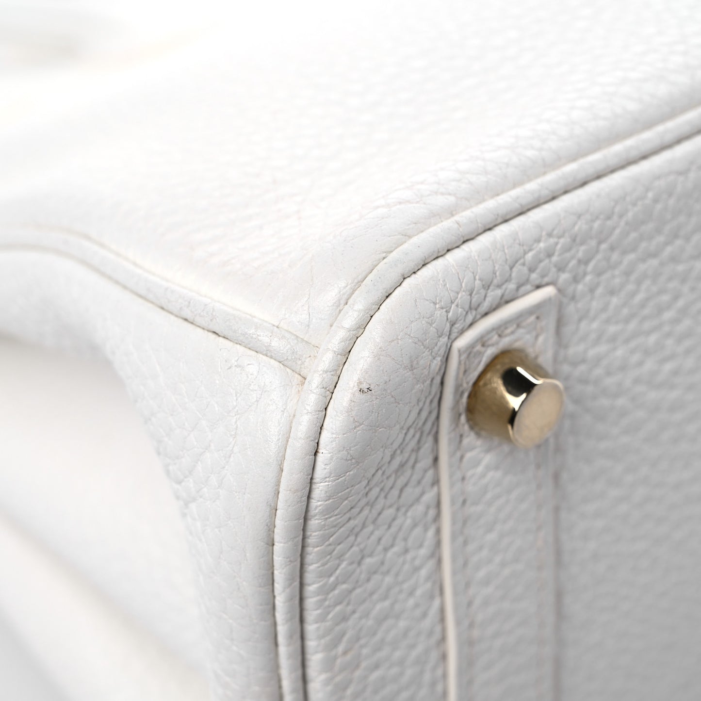 Taurillon Clemence Birkin 30 White
