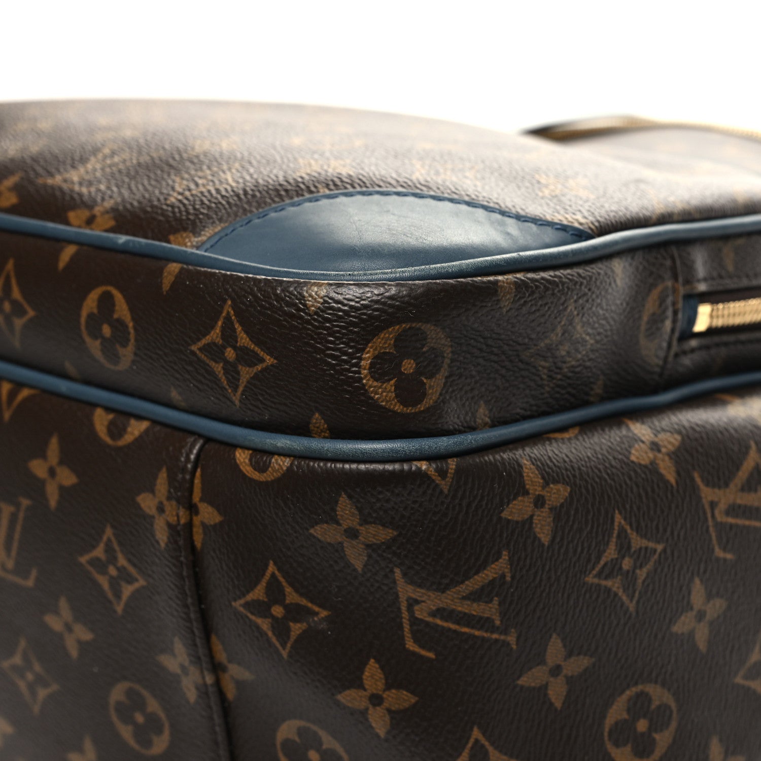 Louis Vuitton Monogram Cuir Slate Backpack Blue 9 of 11
