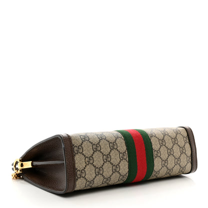 Gucci GG Supreme Monogram Web Small Ophidia Chain Shoulder Bag Brown 3 of 10