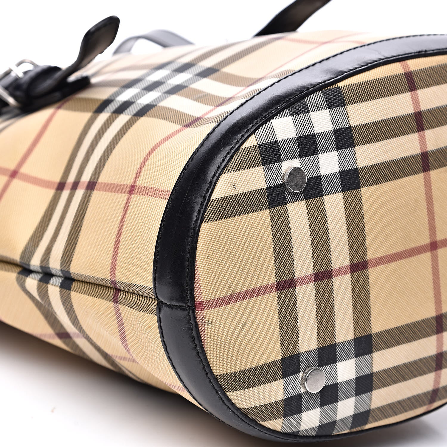 Burberry House Check Bucket Bag Black 8 of 14