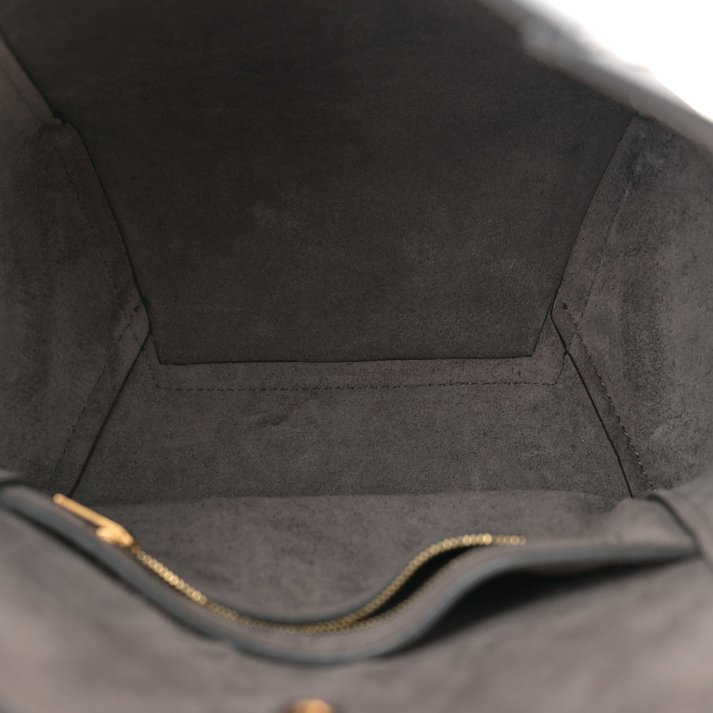 Soft Grained Calfskin Small Sangle Bucket Bag Kohl