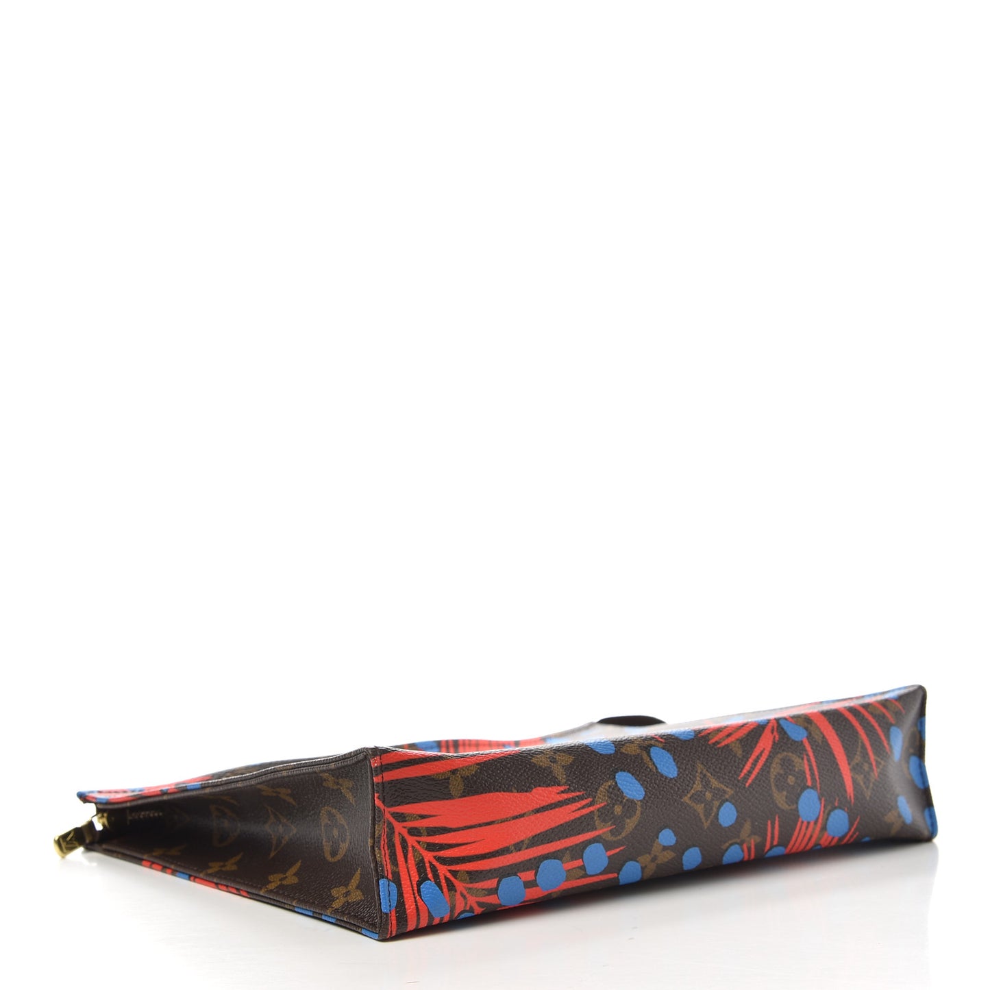 Monogram Jungle Dots Toiletry Pouch 26 Coquelicot Denim