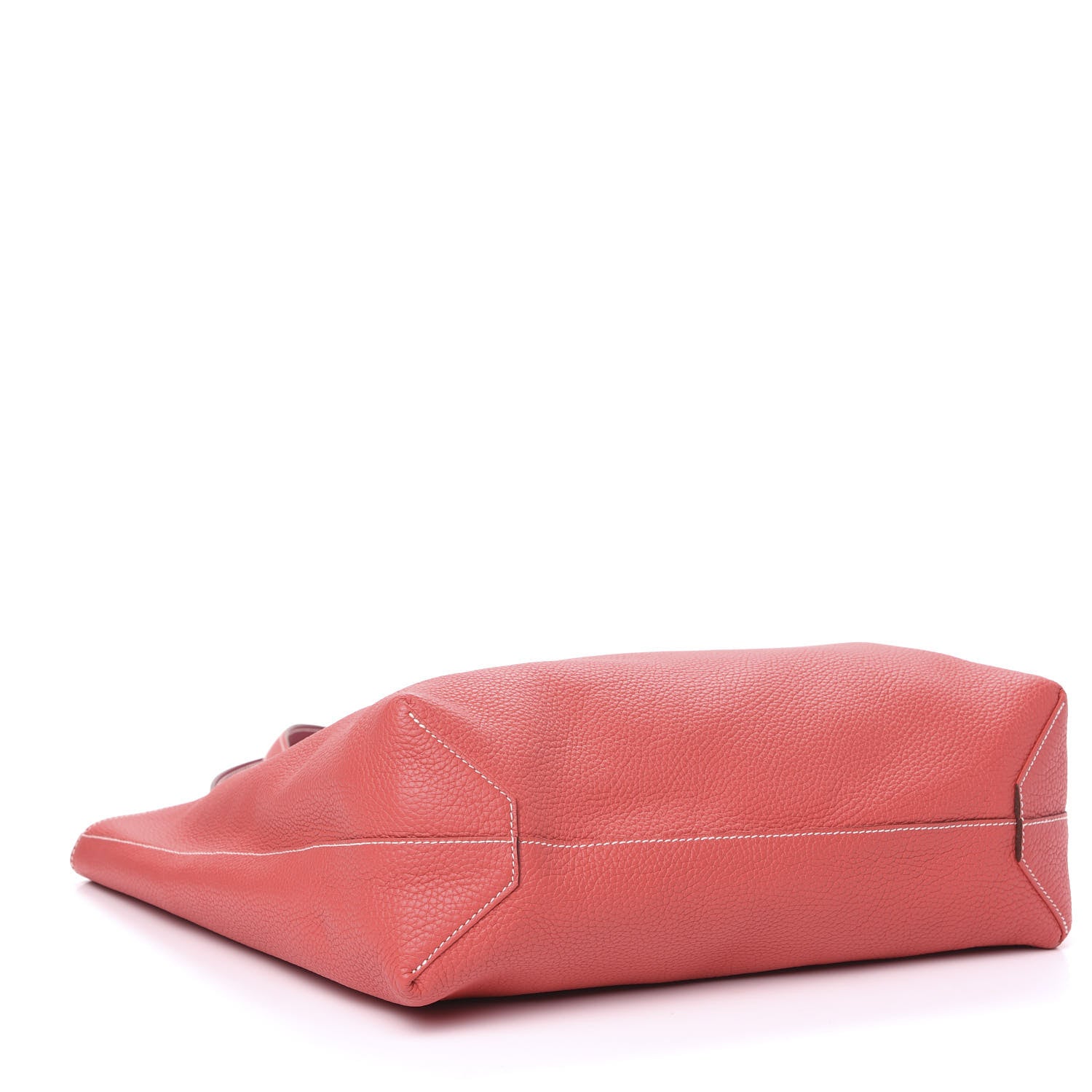 Hermes Taurillon Clemence Double Sens 36 Reversible Tote Rubis Bougainvillea 5 of 15