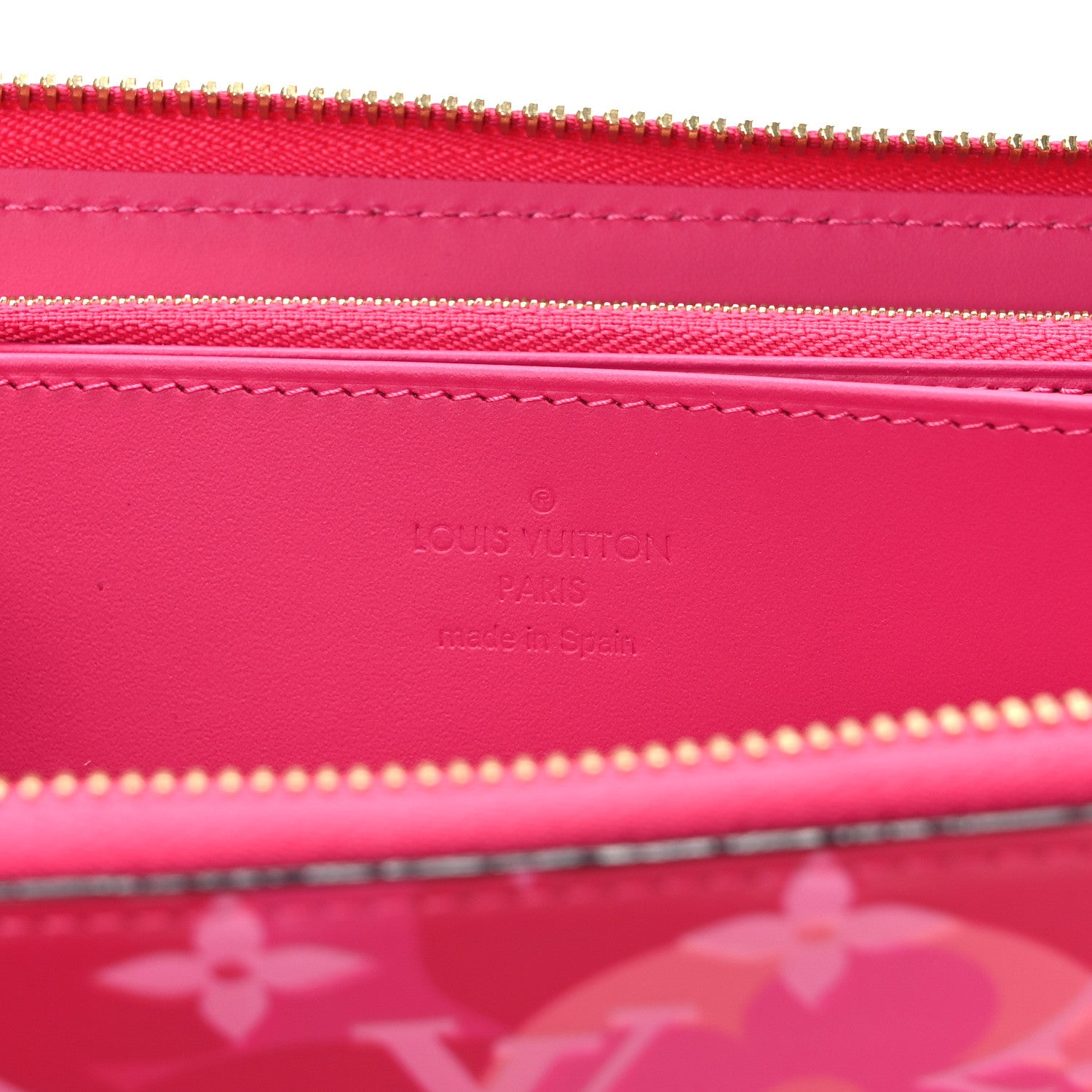 Louis Vuitton Vernis Valentine Zippy Wallet Fuchsia 6 of 7