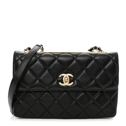 Chanel Lambskin Quilted Medium Trendy CC Flap Black 1 of 10