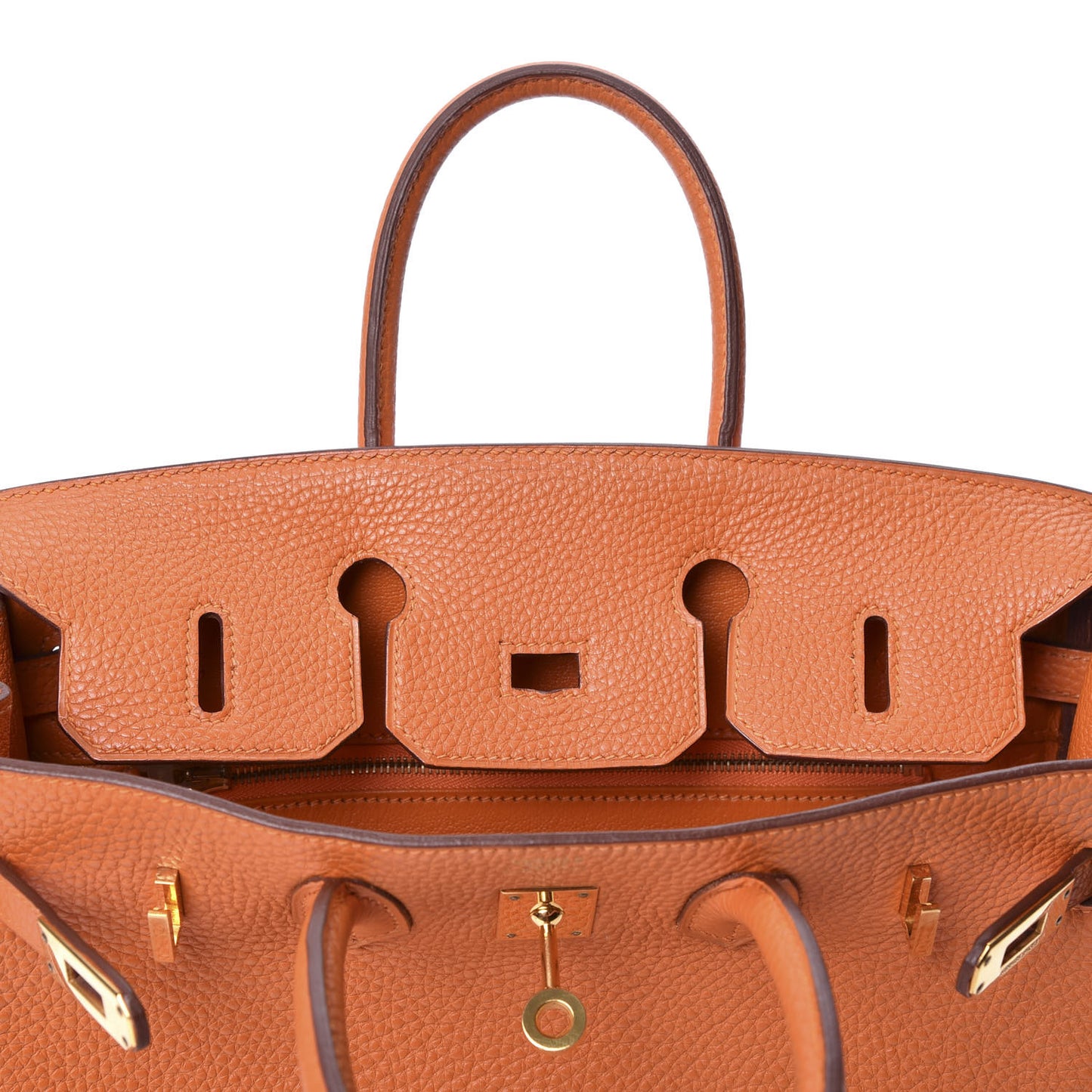 Togo Birkin 25 Orange
