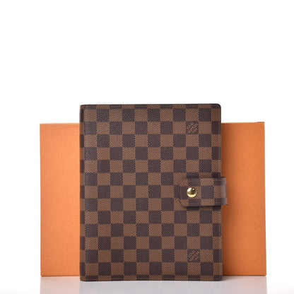 Louis Vuitton Damier Ebene Large Ring Agenda Cover 8 of 8