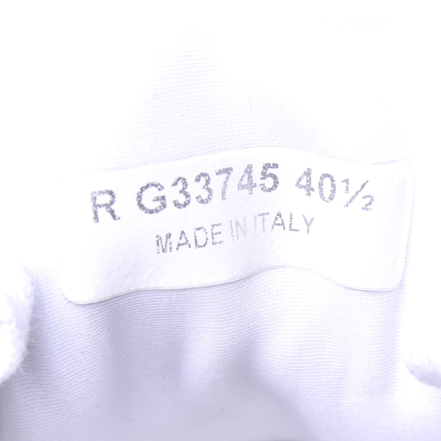 Chanel Lambskin Fabric Suede CC Sneakers 40.5 White 8 of 9