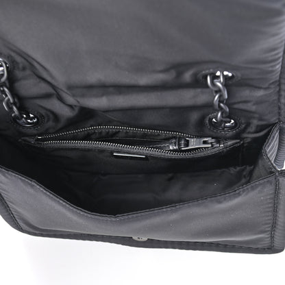 Prada Nylon Tessuto Chain Shoulder Bag Black 4 of 4