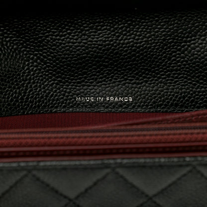 Chanel Caviar Quilted Large Flap Wallet Black 5 of 6