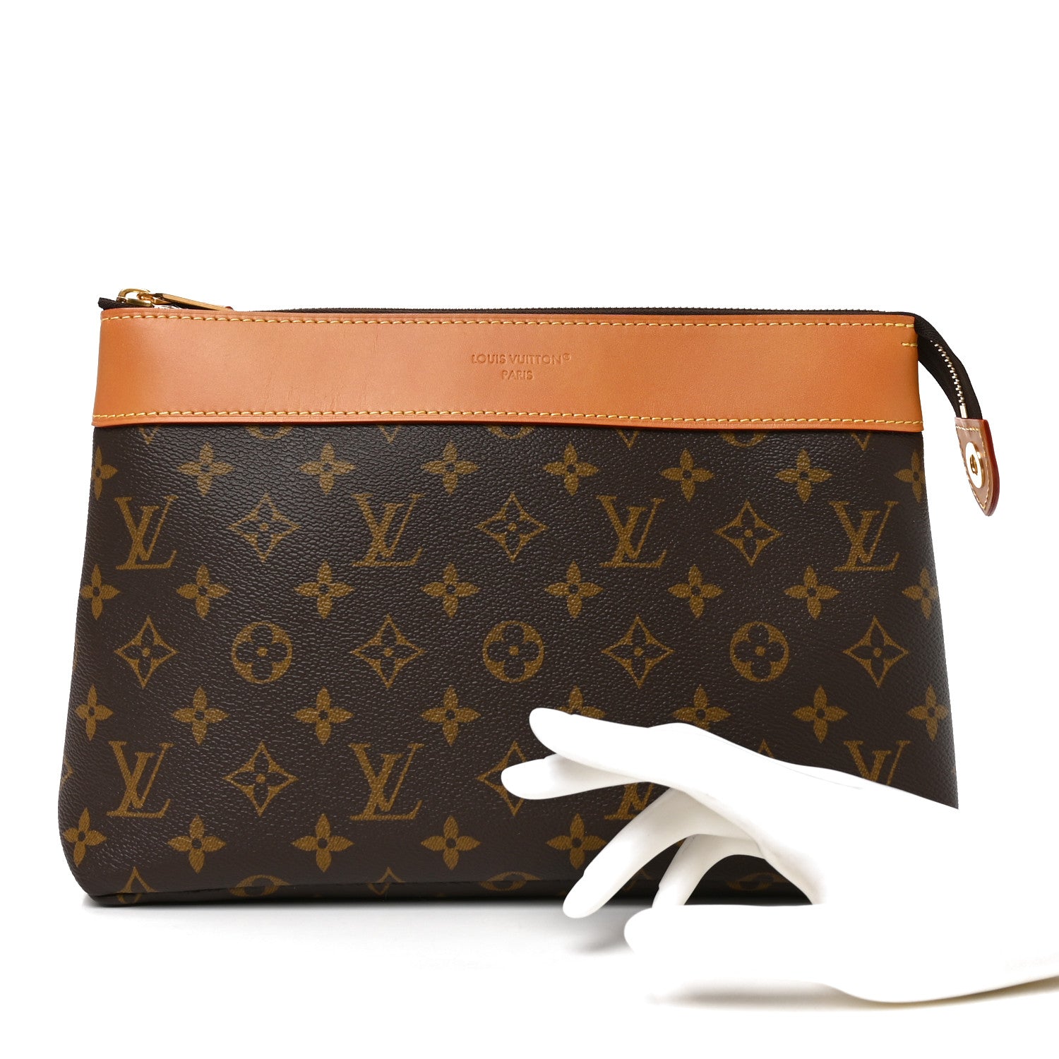 Louis Vuitton Monogram Archive Pochette Voyage Souple 2 of 9