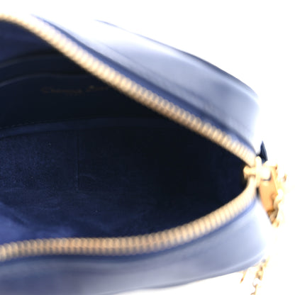 Christian Dior Lambskin Cannage Studded Lady Dior Camera Case Pouch Blue 5 of 11