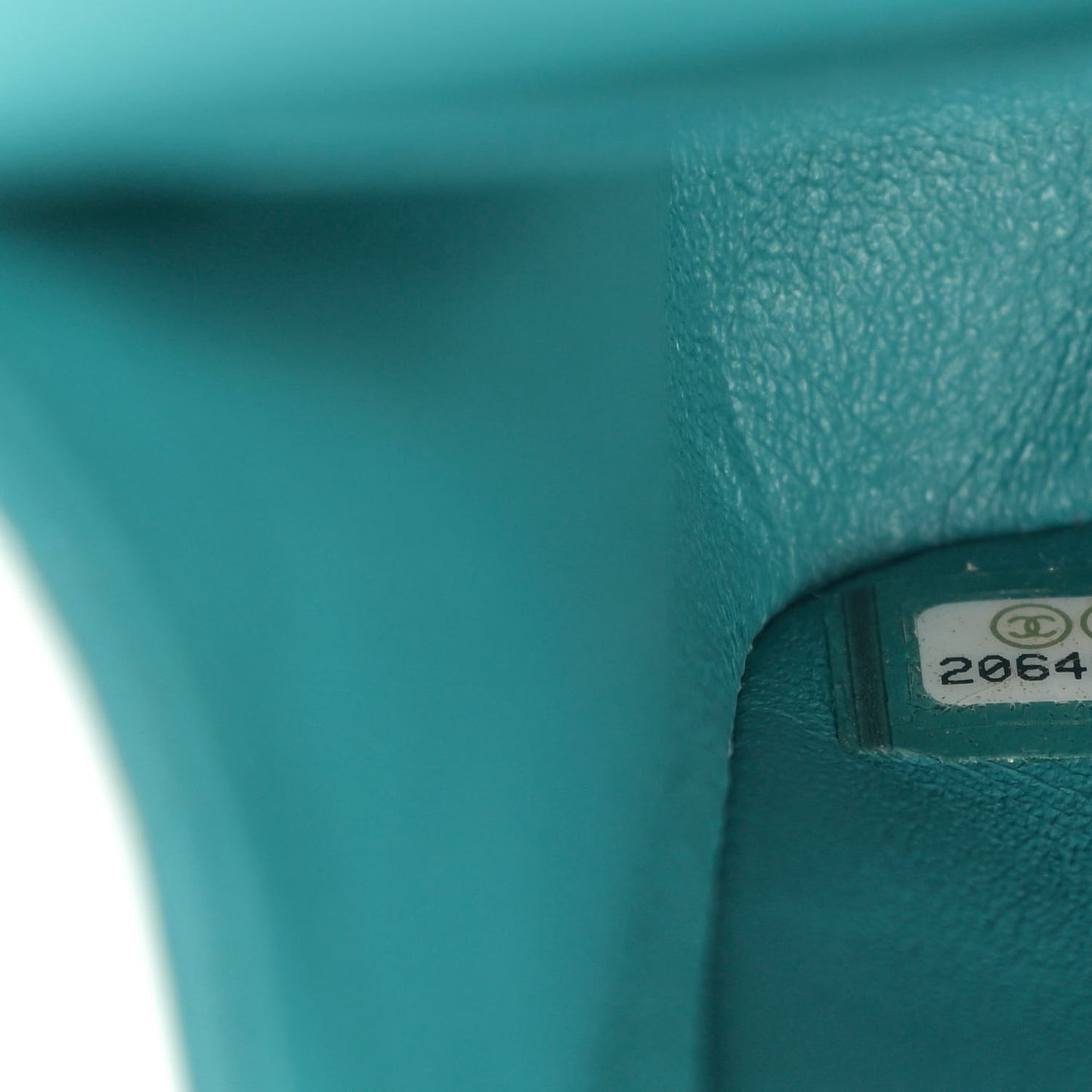Lambskin Quilted Medium Double Flap Turquoise