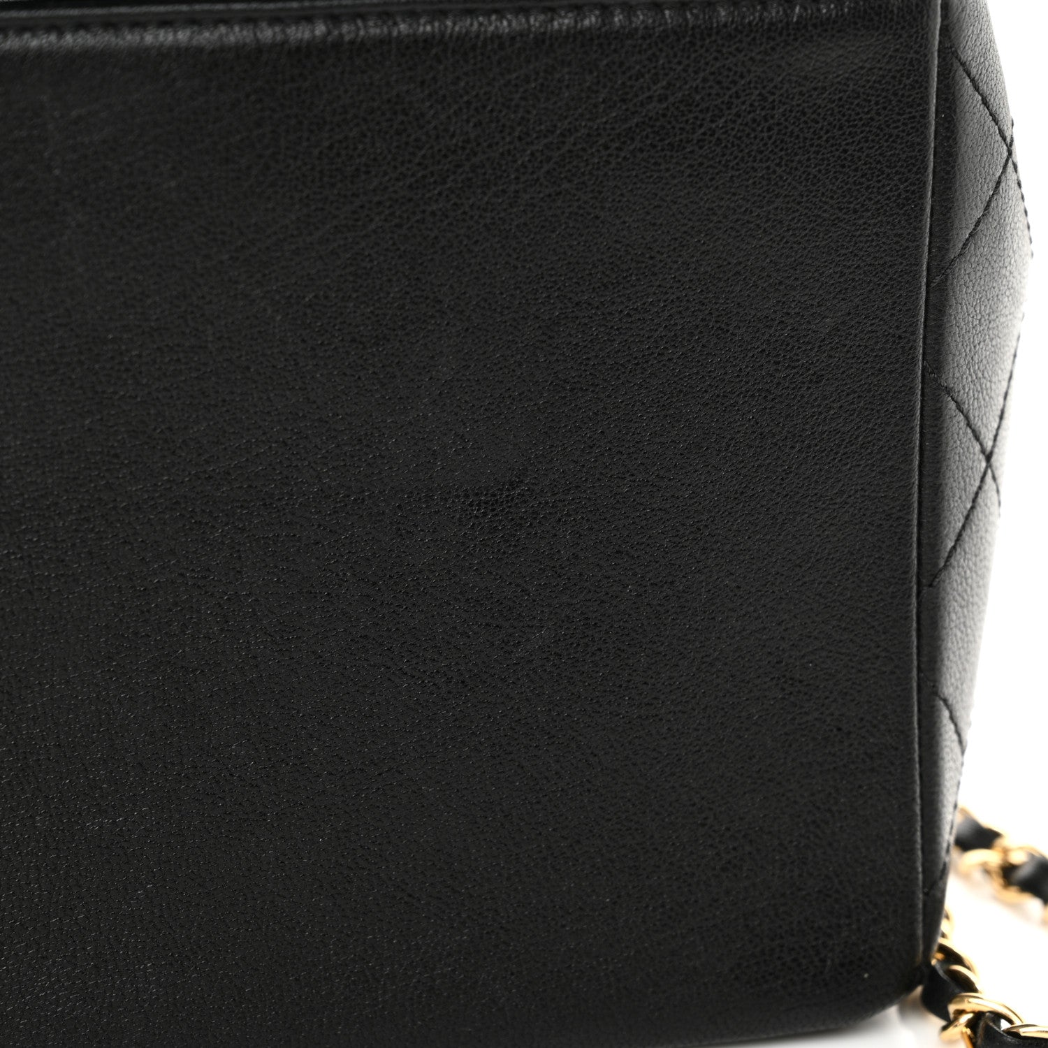 Chanel Sheepskin Quilted Vintage Mademoiselle Flap Black 12 of 13