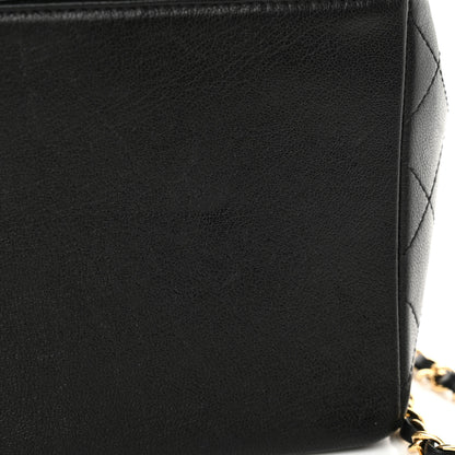 Chanel Sheepskin Quilted Vintage Mademoiselle Flap Black 12 of 13