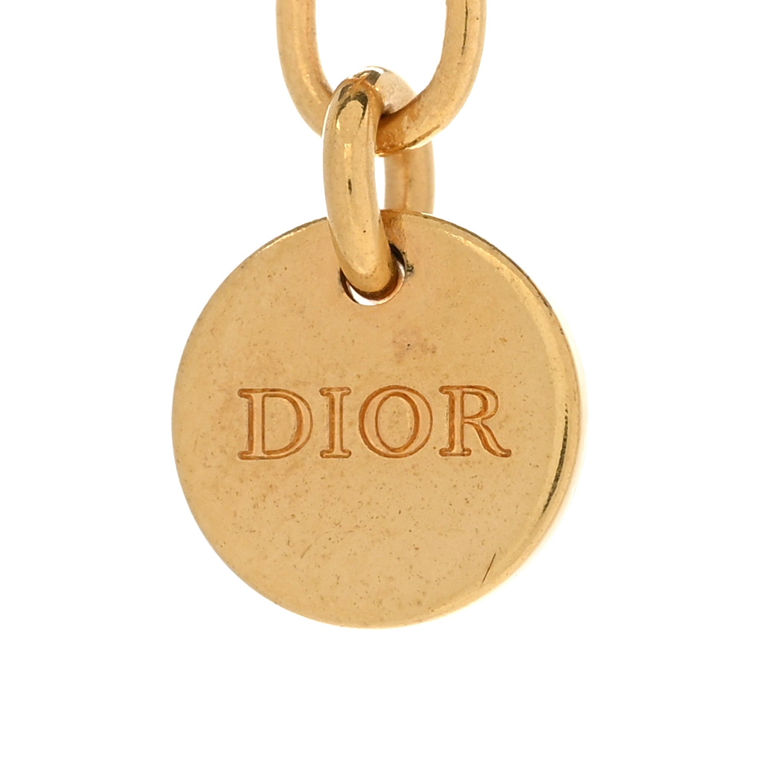Christian Dior CD Double Necklace Gold 6 of 7