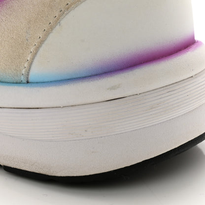 Chanel Wool Suede Calfskin CC Sneakers 40 Multicolor 10 of 12