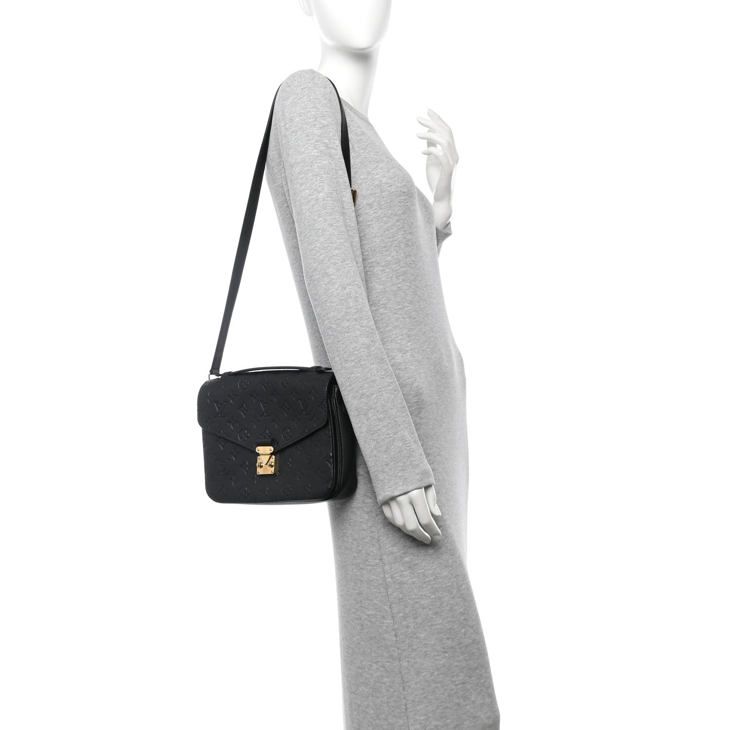 Louis Vuitton Empreinte Pochette Metis Black 2 of 14